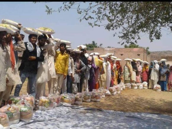 Monthly Food Ration Kit Distribution
