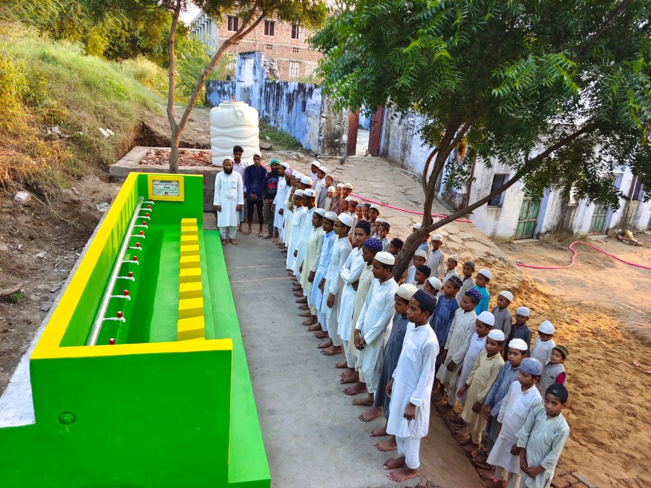 Wazu Khana & Masjid Ablution Stations